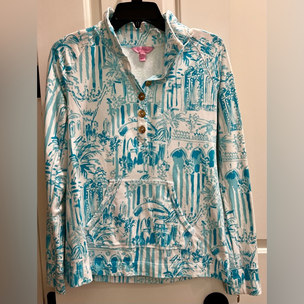 Lilly Pulitzer “La Via Loca” Captain Popover size Small